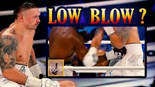 The Low Blow Controversy - The Bottom Line in Oleksandr Usyk's victory against Daniel Dubois