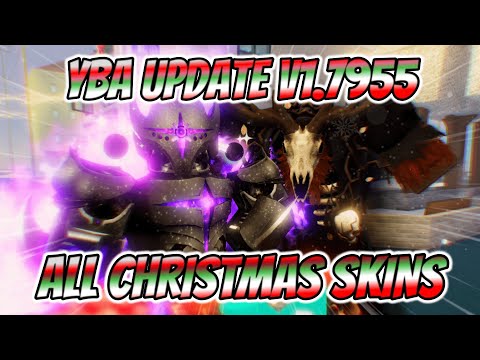ALL CHRISTMAS SKINS In The YBA V1.7955 Update