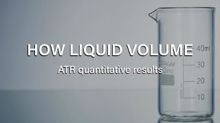 How much sample is needed for ATR quantitative analysis?
