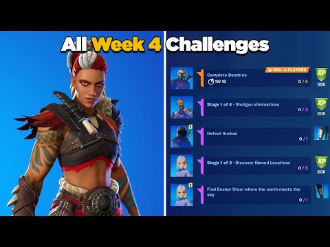 Fortnite All Week 4 Challenges Guide (Fortnite Chapter 2 Season 5) - Week 4 Epic & Legendary Quests
