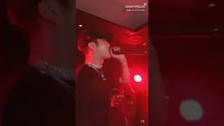 Jackson performing Papillon + Fendiman @ HYPEBEASTxTEAMWANG event