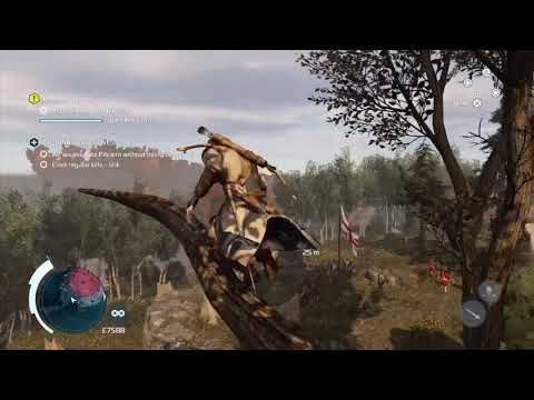 How to Air Assassinate John Pitcairn without being detected - Assassin's Creed 3 Remastered