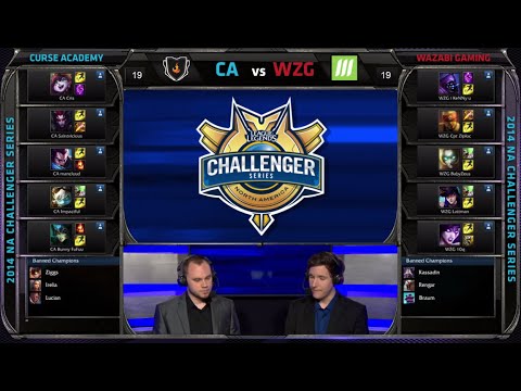 Curse Academy vs Wazabi Gaming | Game 3 Quarter Finals S4 NA CS #2 Summer 2014 | CA vs WZG