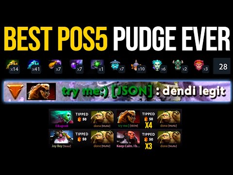 Best Pos5 Pudge ever !!! That's why they Non-stop Tipping him | Pudge Official