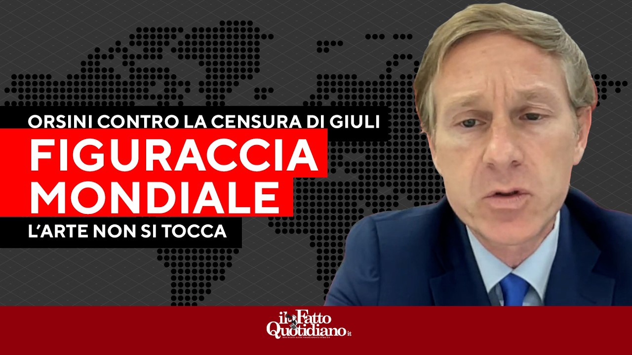 Orsini a valanga contro Giuli: "Difende i libri neofascisti ma vuol censurare i russi?"