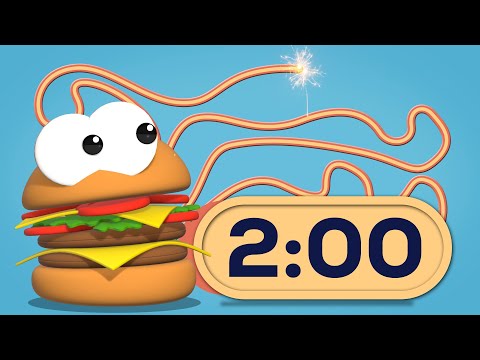 Countdown 2 Minute Burger Bomb Timer! 🍔 2024