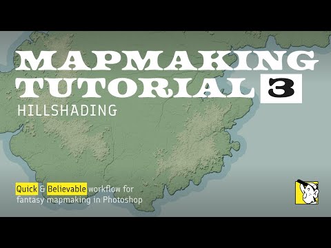 MAPMAKING TUTORIAL - EP.3 - Finishing our map with colouring and hillshading