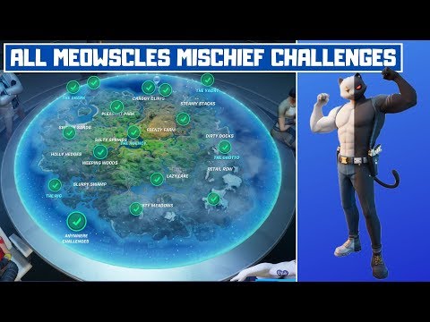All Meowscles' Mischief Week 6 Challenges Guide! - Fortnite Chapter 2 Season 2