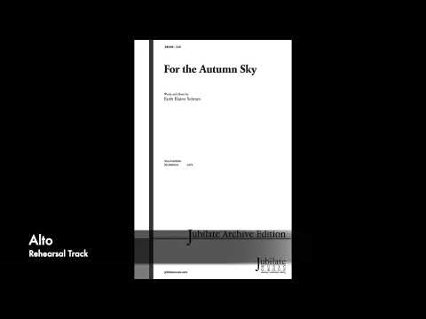 For The Autumn Sky Alto Rehearsal Track