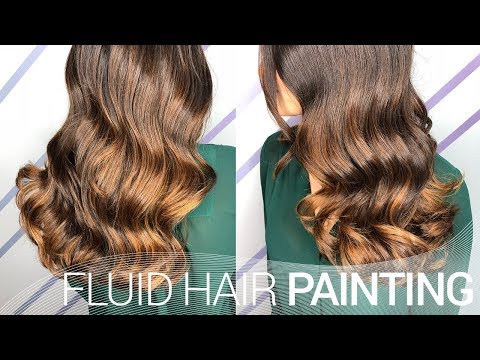 Skyler London | Fluid Hair Painting