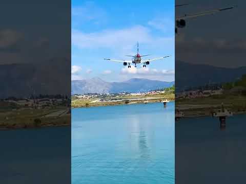 Stunning landing .Corfu Airport 2022