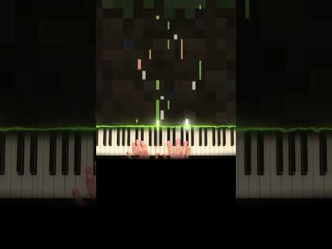 Unbelievable! The Most Realistic Wet Hands Ever? #piano #minecraft
