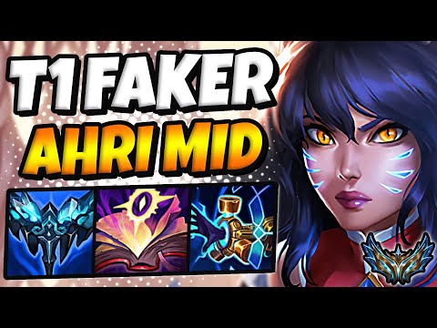 T1 Faker Ahri MID vs Swain - Patch 12.10 Korea Challenger ✅