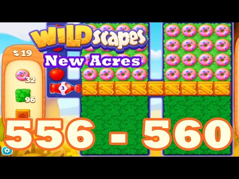 Wildscapes: New Acres Level 556 - 560 HD | 3 match | android | 557 | 558 | 559 | IOS【GameGo Game】