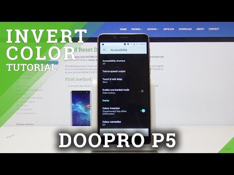 How to Invert Colors in DOOPRO P5 – Color Inversion Feature