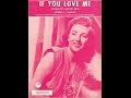 Vera Lynn – If You Love Me (Hymne à l'Amour)