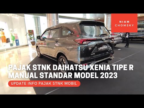 Pajak STNK Tahunan Daihatsu Xenia Tipe 1.5 R Manual Standar Model 2023