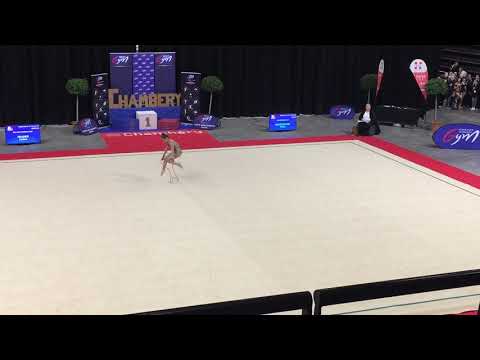 Anna Khutsishvili corde - Nat A 12-13 ans - France Chambéry 2019