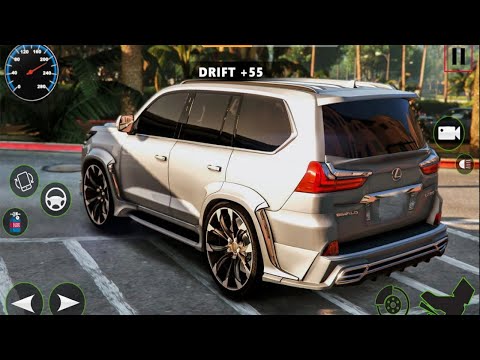 Destroying the Car in Extreme City Car Drive Simulator 2021: LX 570  || Rash Driving and drifting