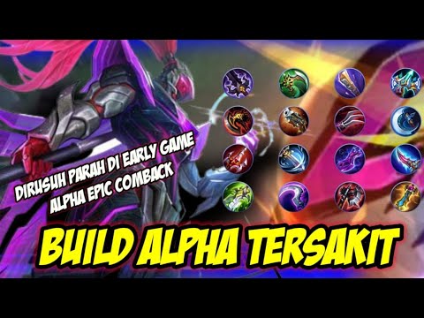 BUILD ALPHA TERSAKIT 2022,BUILD ALPHA TERSAKIT TOP GLOBAL MOBILE LEGENDS
