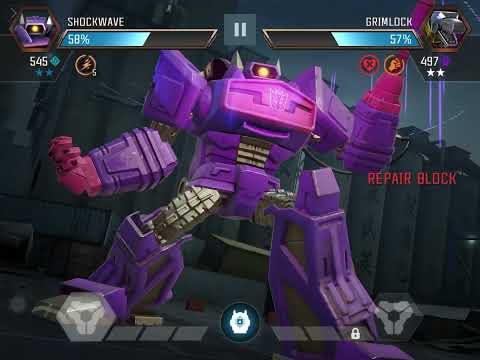 Transformers forged to fight shockwave vs grimlock
