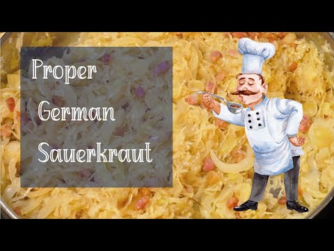 This is how to cook Proper German Sauerkraut.