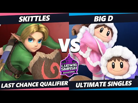 Ludwig Invitational - skittles (Young Link) Vs. Big D (Ice Climbers) SSBU Ultimate Tournament