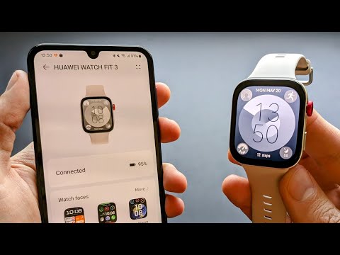 Setup & Pair Huawei Watch Fit 3 with ANDROID Phone