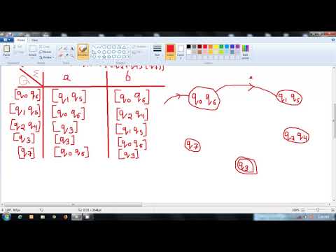 Construction of Minimum Automaton | Numerical 1 | Part 2 | Hindi