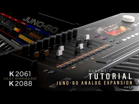 Kurzweil K2061·K2088 VAST로 만드는 Juno-60 스타일 톱니파 패치