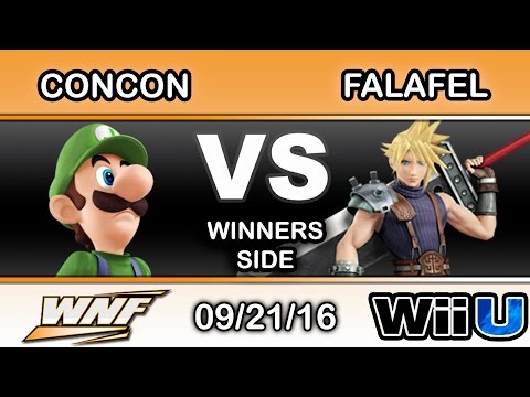 WNF 3.8 - SCB | Mr. ConCon (Luigi) Vs. Falafel (Cloud) Winners Side - Smash Wii U