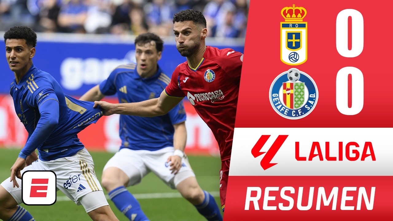 Real Oviedo de Guillermo Almada sentencia su descenso con empate sin goles ante Getafe | La Liga