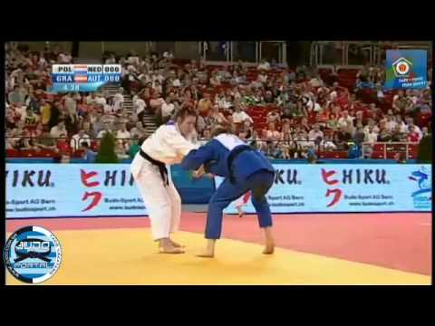 European Judo Championships Budapest 2013 Semifinal -70kg  POLLING Kim (NED) - GRAF (AUT)