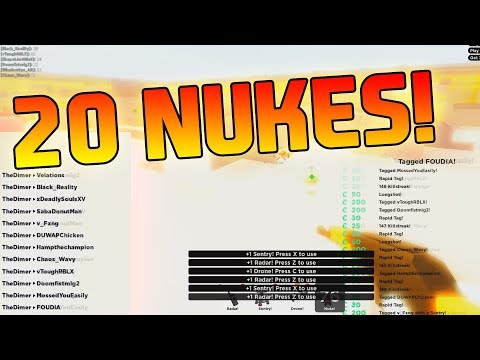 20 NUKES IN 1 GAME!!! [Big Paintball ROBLOX]