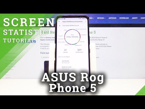 How to Check Daily App Usage on ASUS ROG Phone 5 - App Statistics