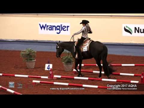 ODE TO ZIPPO ridden by TATUM KEYS RICHEY  - 2017 AQHYA World Show (Trail, Shootout)