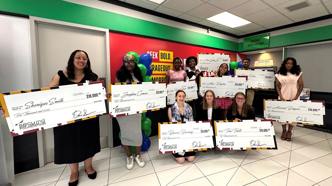 2025 SECU MD Foundation Scholarship Winners