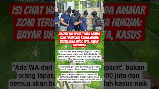 Download lagu Isi Chat WA 'Aparat' pada Ammar Zoni Terungkap, Kuasa Hukum: Bayar Uang Rp300 Juta, Kasus Dihentikan mp3