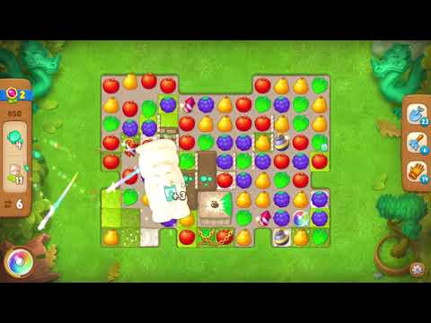 Gardenscapes 850 Level - 22 moves - NO BooSTERS