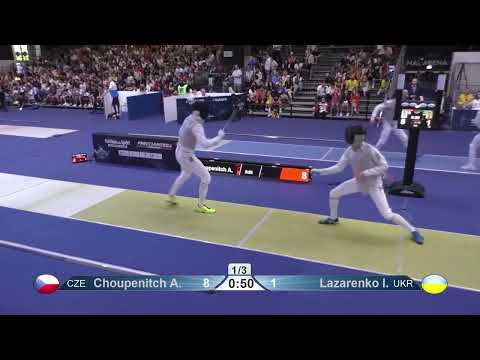 World Championships 2023 SMF - L64 - Alex Choupenitch CZE v Ievgen Lazarenko UKR
