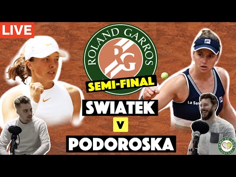 Women's French Open 2020 Semi-Final | Iga Swiatek vs Nadia Podoroska | GTL Tennis LIVE Watchalong