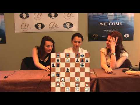 Press Conference Round 4: Kateryna Lagno (UKR) - Alexandra Kosteniuk (RUS))