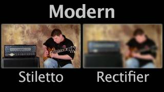 Mesa/Boogie 4x12 Stiletto vs Rectifier Comparison Video 412