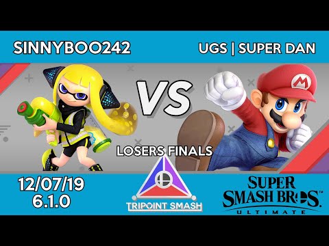 Tripoint Smash 88 - Losers Finals - Sinnyboo242(Inkling) Vs. UGS | Super Dan(Mario)