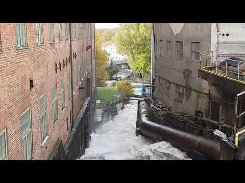 Kvarnby Molndal Waterfall & Mills, Gothenburg / October 2020