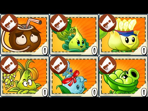 ALL CANNON Plants LEVEL 1000 Power-Up! vs Final Boss (Pirate Seas) - Plants vs Zombies 2 (PVZ2)