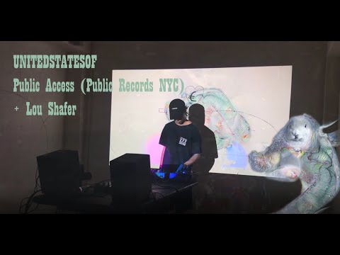 usof w/ Lou Shafer | A/V mix for Public Records, NYC