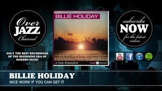 Billie Holiday - Nice Work If You Can Get It (1937)