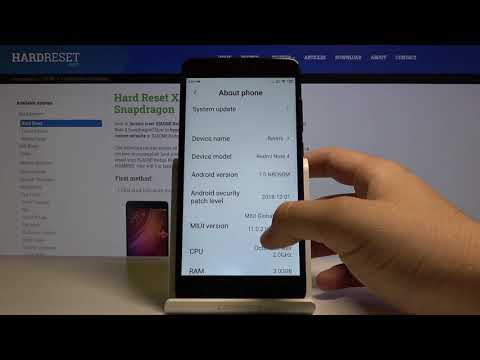 XIAOMI Redmi Note 4 - How to Open & Check All Phone Specifications