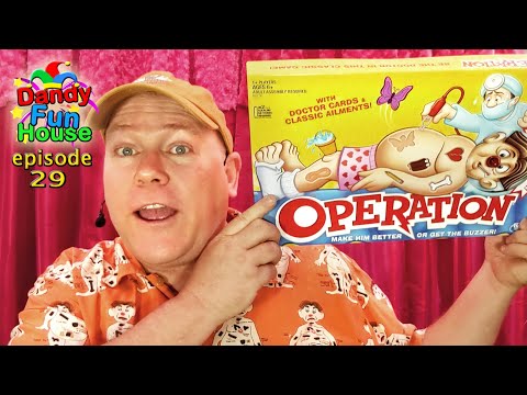OPERATION! Crazy History, Unboxing and Game Play! - Dandy Fun House episode 29
